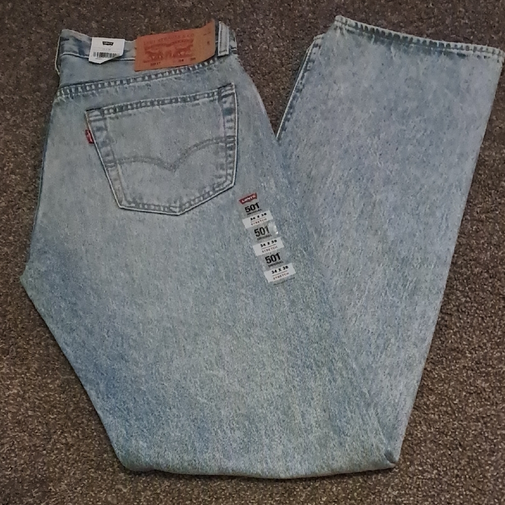 Levi's Men's Classic Blue Straight Jeans